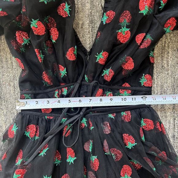 Likira Matoshi Strawberry Sparkle Midi Dress S - Picture 10 of 10